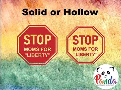 Vinyl Decal Sticker - STOP Moms for Liberty
