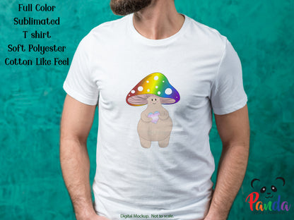 Rainbow and Trans Pride Shroomies T-shirt