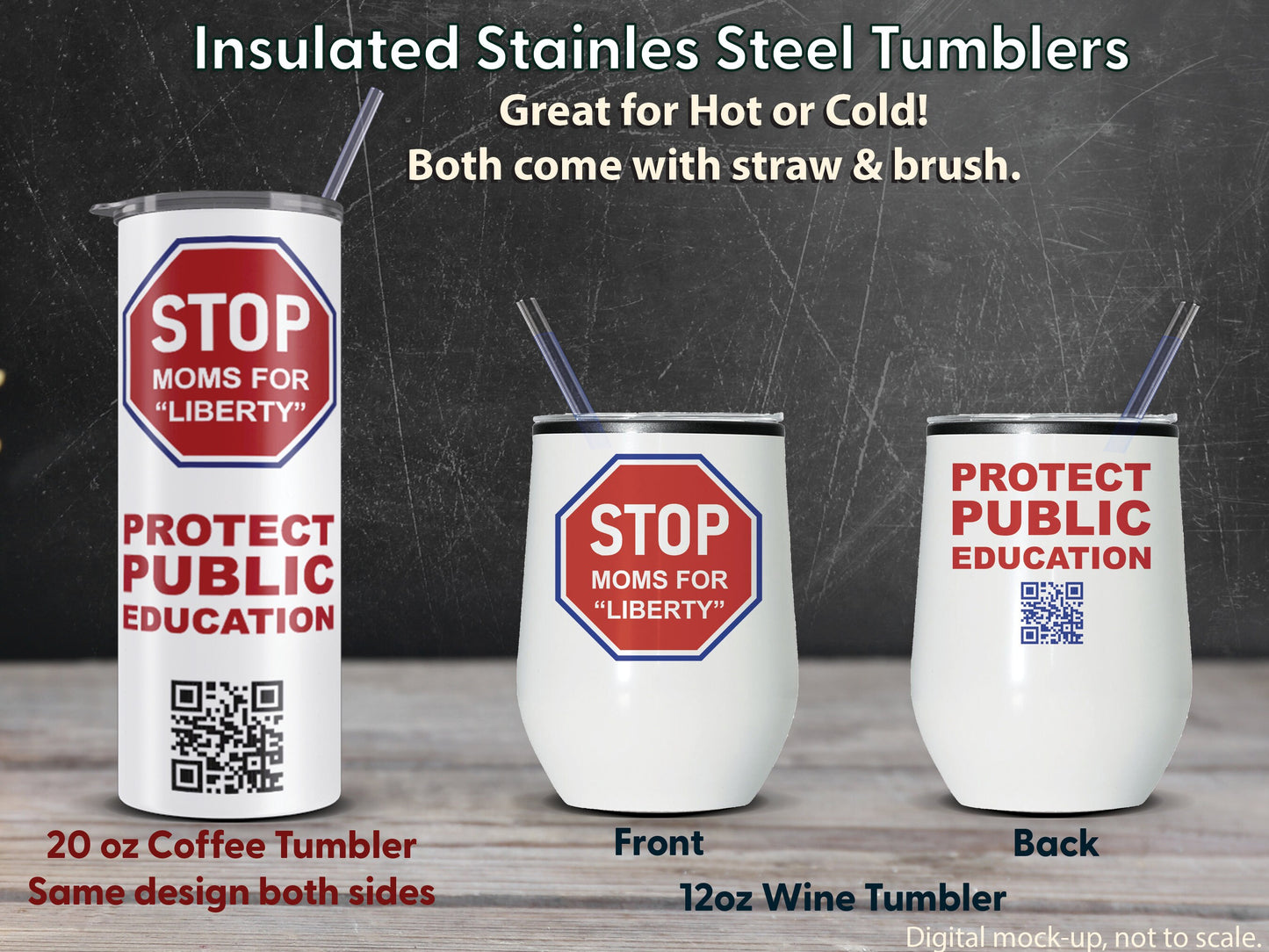 STOP Moms for "Liberty" Tumblers