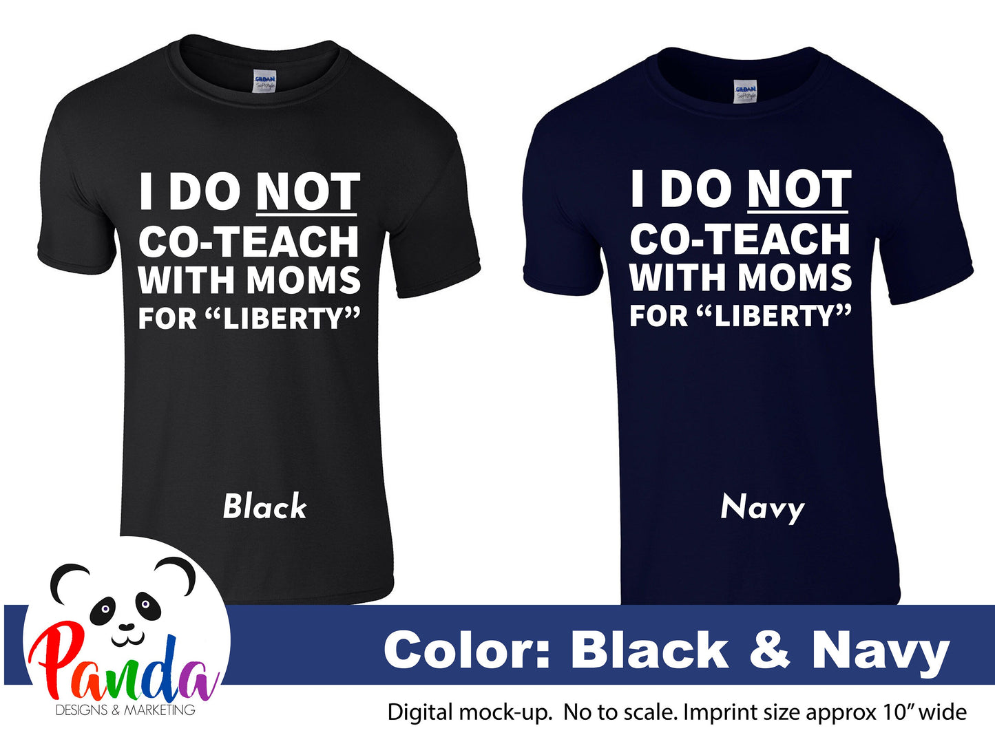 I Do NOT Co-Teach with Moms for Liberty t-shirt.