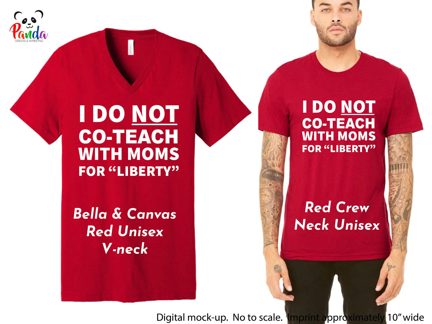 I Do NOT Co-Teach with Moms for Liberty t-shirt.