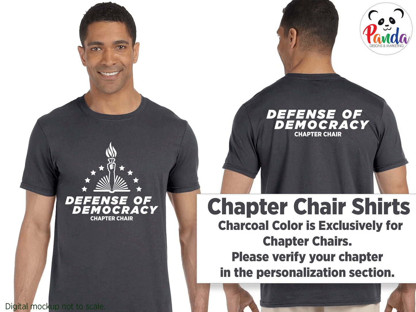 Chapter Chair T-shirt - Defense of Democracy.