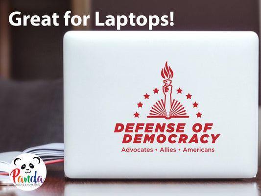 Die-Cut Vinyl Defense of Democracy Decal