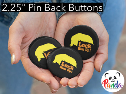 Trump Lock Him Up Button