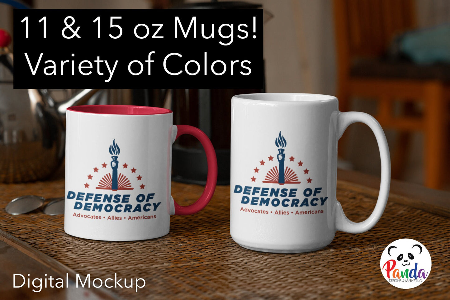 Coffee Mugs -  Defense of Democracy