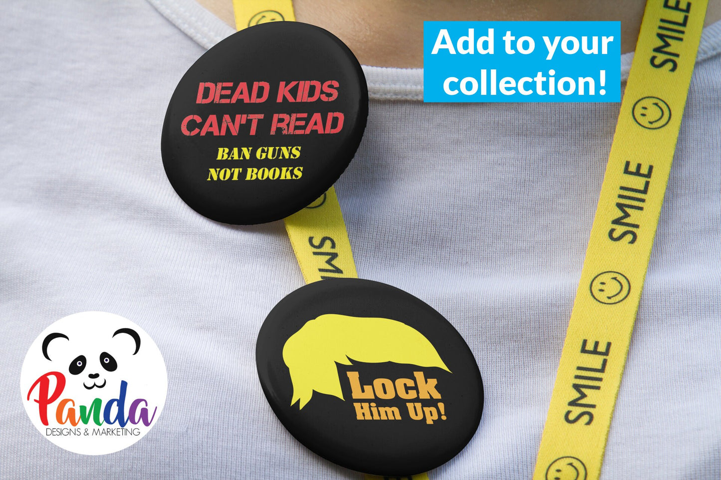 Trump Lock Him Up Button