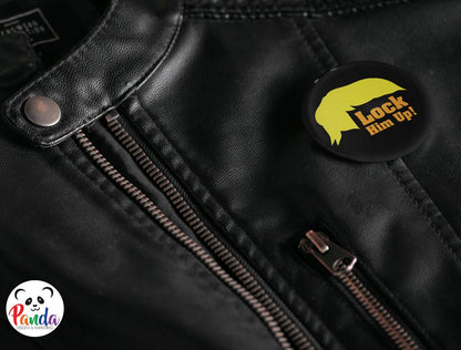 Trump Lock Him Up Button