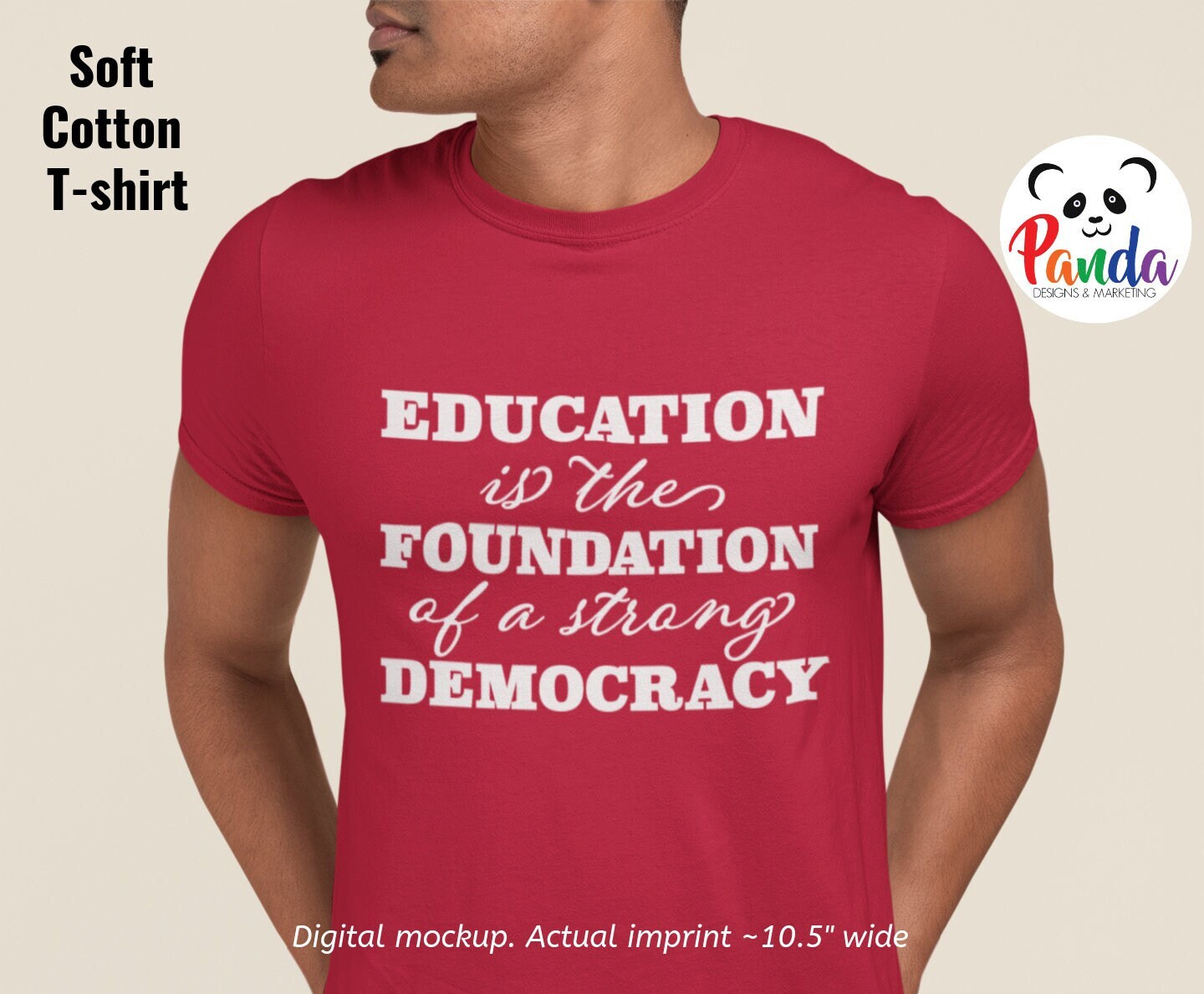 Education is the Foundation of a Strong Democracy Shirt