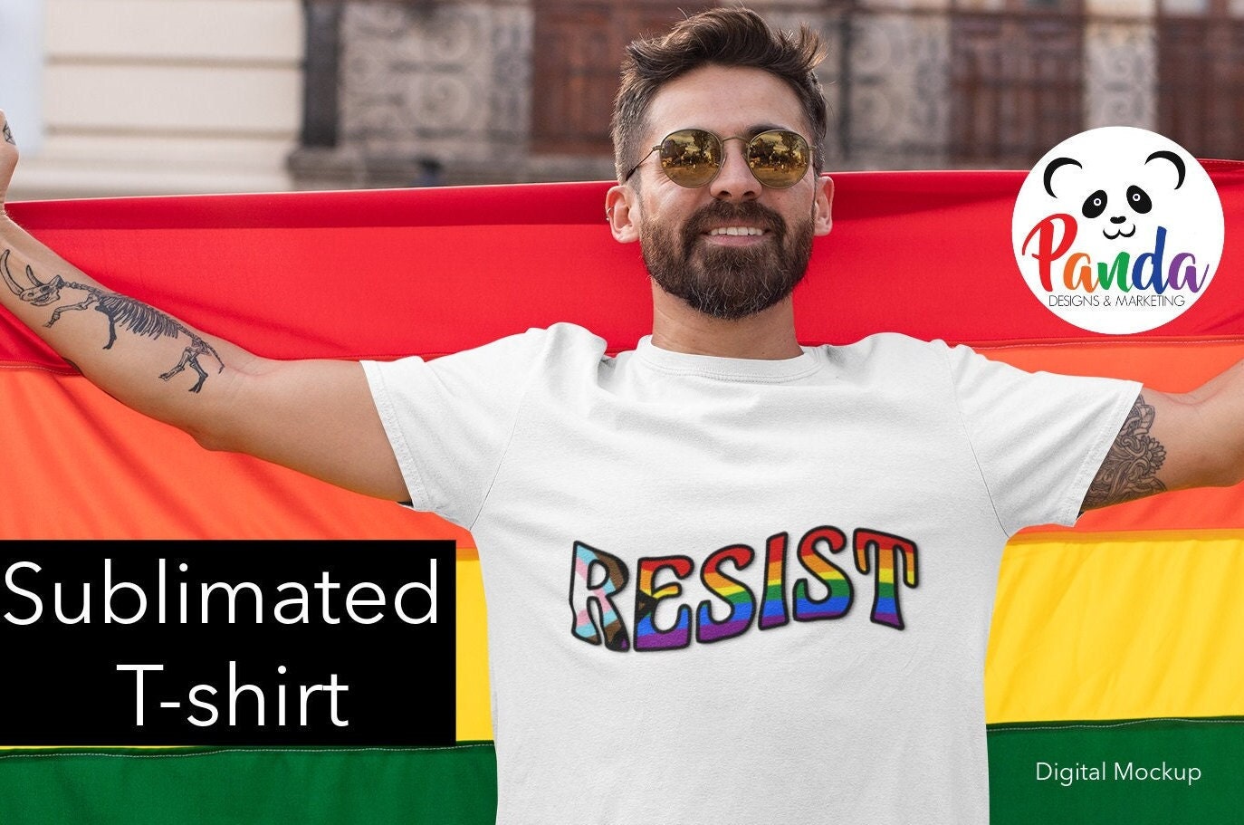 RESIST LGBT Pride Sublimated T-Shirt
