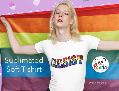 RESIST LGBT Pride Sublimated T-Shirt