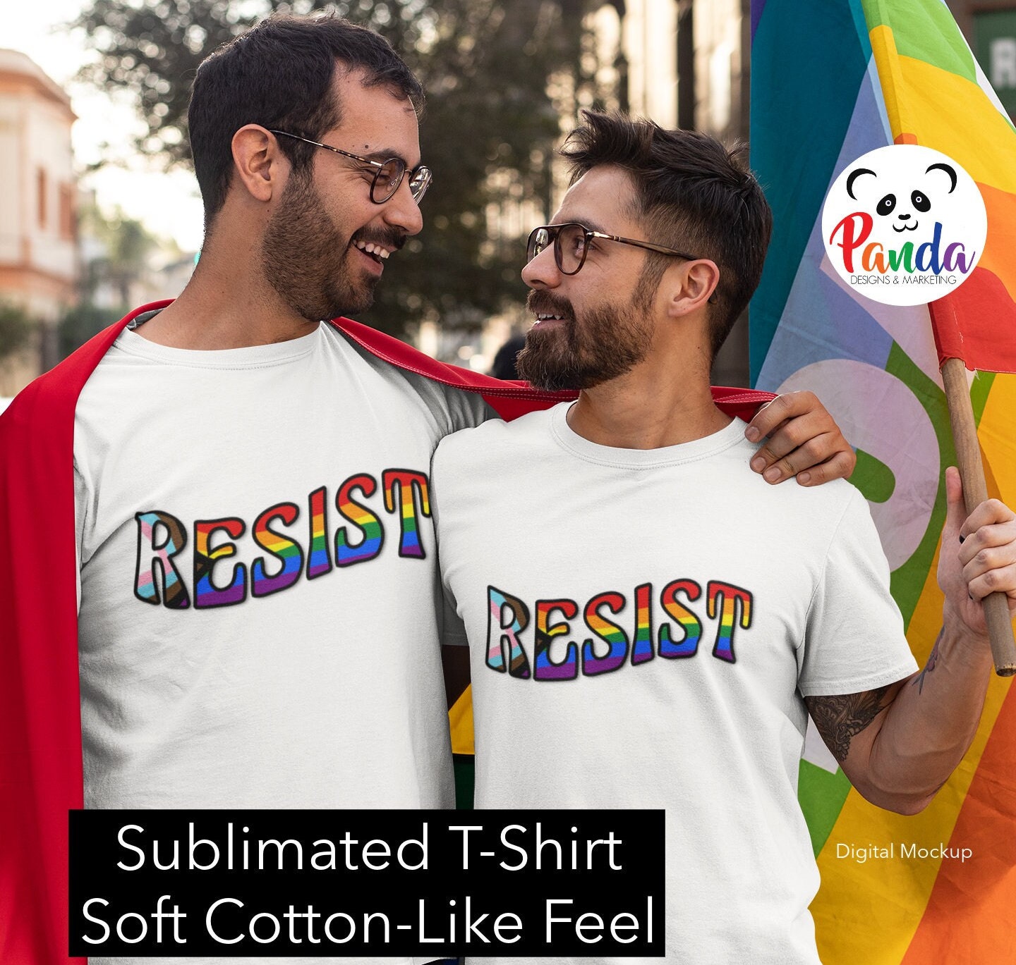 RESIST LGBT Pride Sublimated T-Shirt