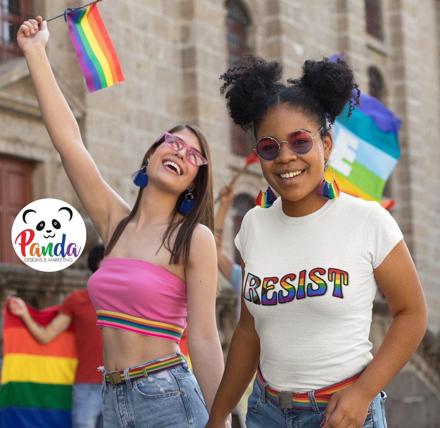 RESIST LGBT Pride Sublimated T-Shirt