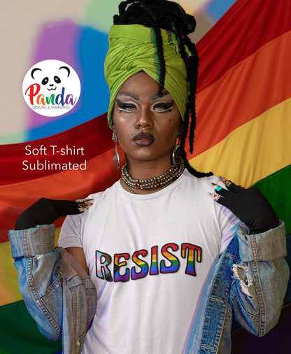 RESIST LGBT Pride Sublimated T-Shirt