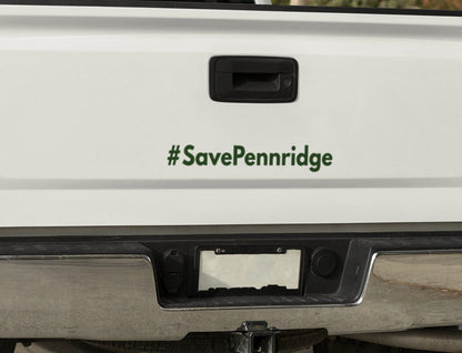 Save Pennridge School District Vinyl Decal.