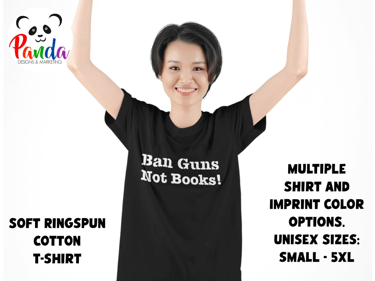 Ban Guns Not Book T-shirt
