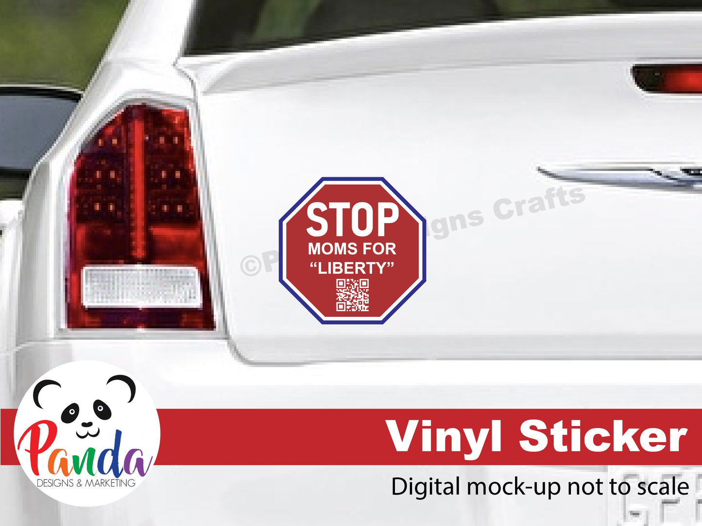 STOP Moms for Liberty Logo Stickers