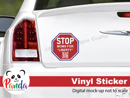 STOP Moms for Liberty Logo Stickers