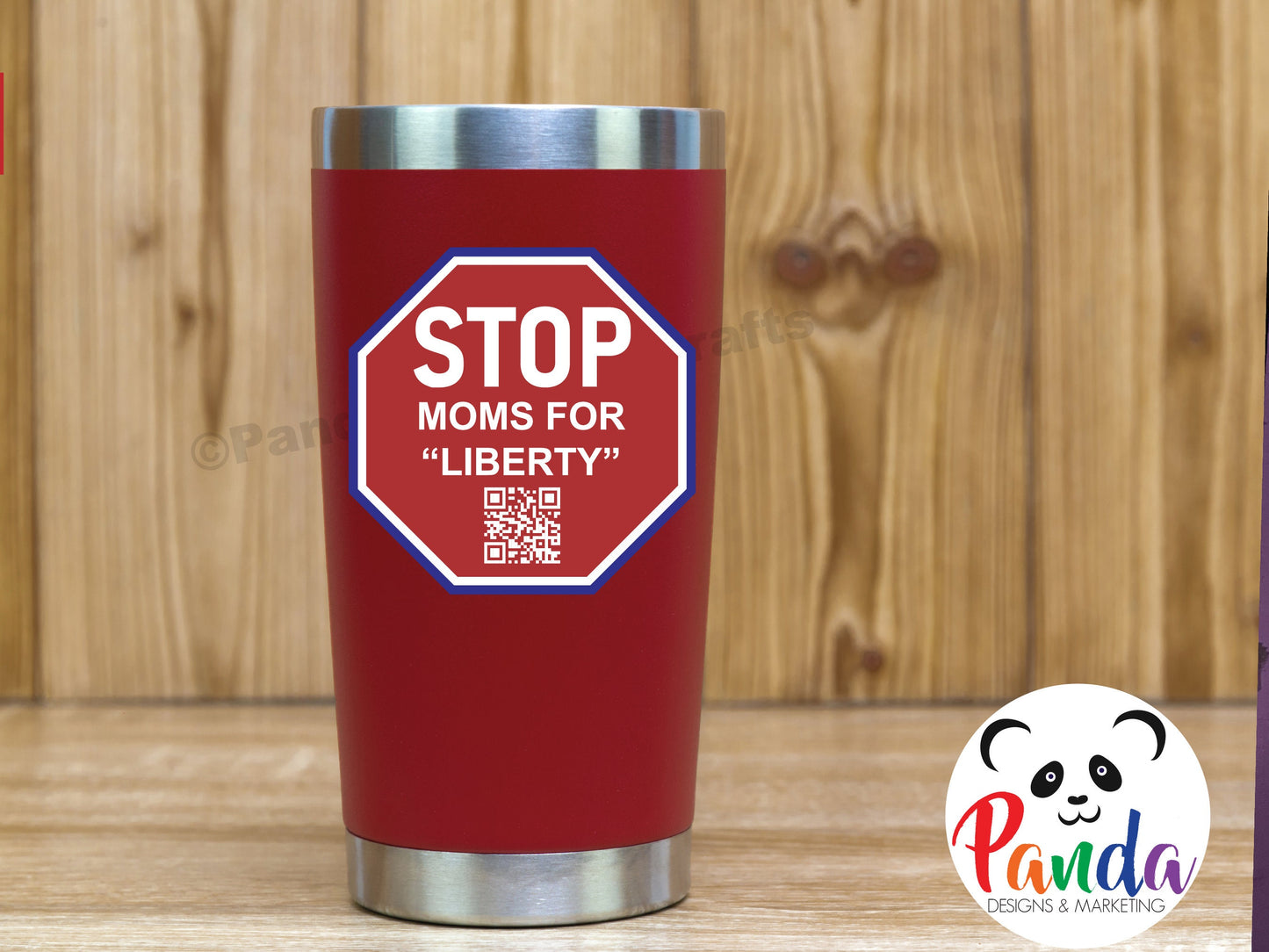 STOP Moms for Liberty Logo Stickers